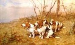 Chiens De Meute. by Charles Olivier De Penne