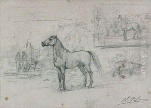 Le Pursang Arabe by Charles Olivier De Penne