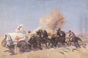 Walk (An incident at Romani) by George Lambert