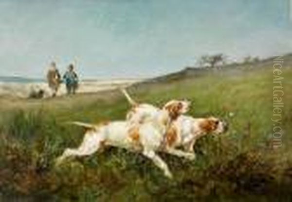 Deux Chiens De Chasse - view 1