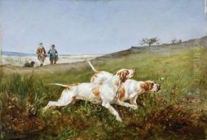 La Chasse En Plaine by Charles Olivier De Penne
