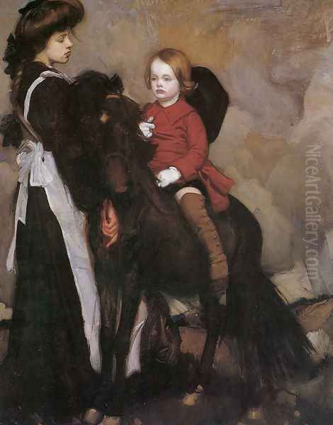Equestrian Portrait of a Boy - view 1