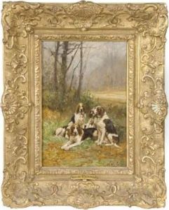 Relais De Chiens by Charles Olivier De Penne