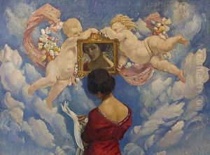 The actress by George Lambert