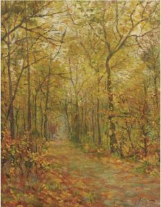 Path Through The Forest by Charles Olivier De Penne