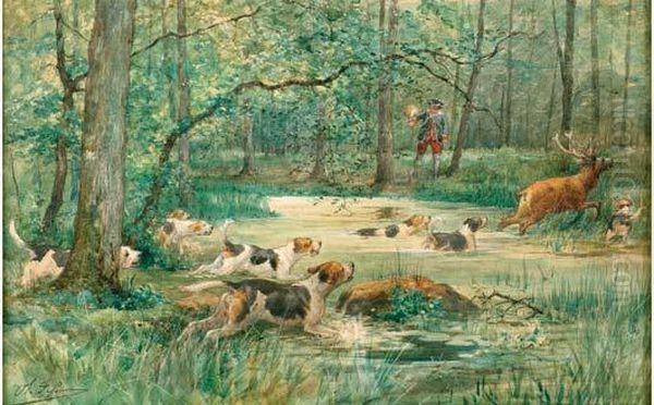 La Sortie De L'eau A L'equipage De La Venerie Imperiale - view 1