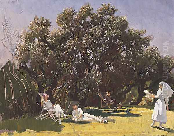 The garden at St Luke's Hospital - view 1