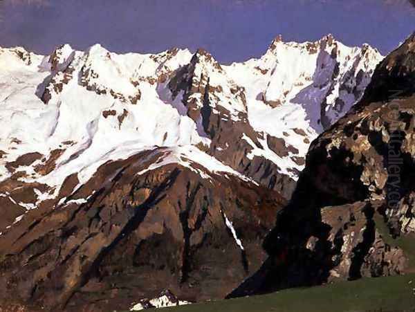 Mont Blanc Mountains, 1897 - view 1