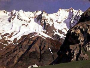 Mont Blanc Mountains, 1897 by Isaak Ilyich Levitan