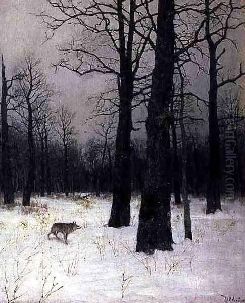 Wood in Winter, 1885 - view 1