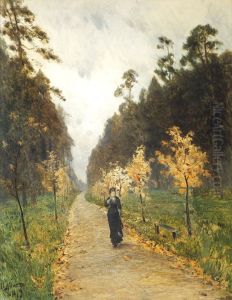 Autumn day. Sokolniki, 1879 by Isaak Ilyich Levitan