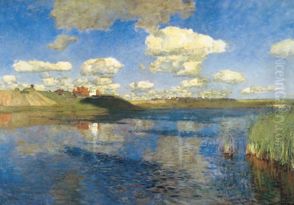 Lake, Russia, 1900 (unfinished) - view 1