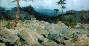 In the Crimean Mountains, 1886 by Isaak Ilyich Levitan