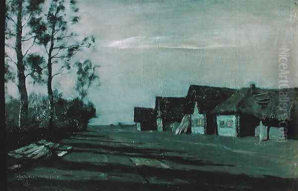Village by Moonlight, 1897 - view 1