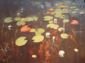 Water Lilies 1895 by Isaak Ilyich Levitan