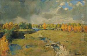 Golden Autumn by the River