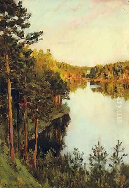 Lake in the forest - view 1