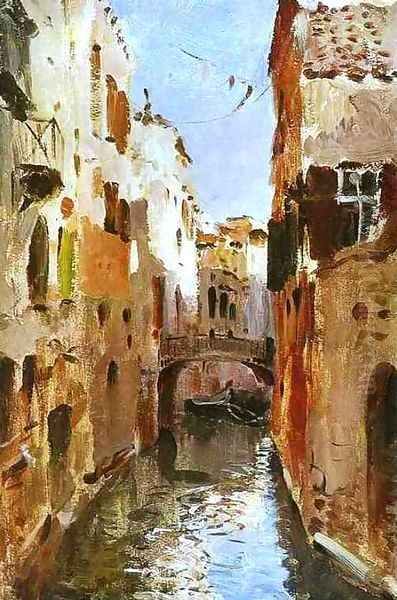 Canal in Venice Sketch 1890 - view 1