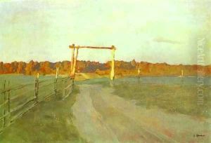 Summer Evening 1899 by Isaak Ilyich Levitan
