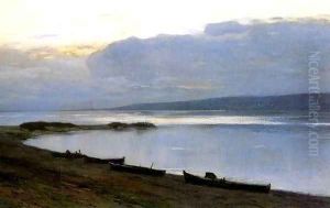 Evening on the Volga 1887 1888