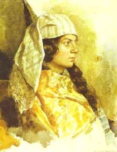Jewish Woman in an Oriental Shawl 1884