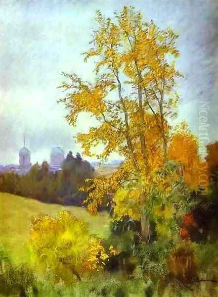 Autumn Landscape with a Church 1890 1899 - view 1
