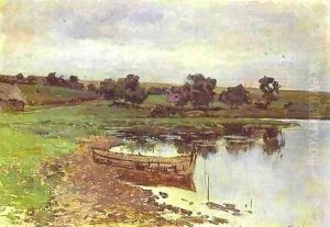 By the Riverside Study 1885 by Isaak Ilyich Levitan