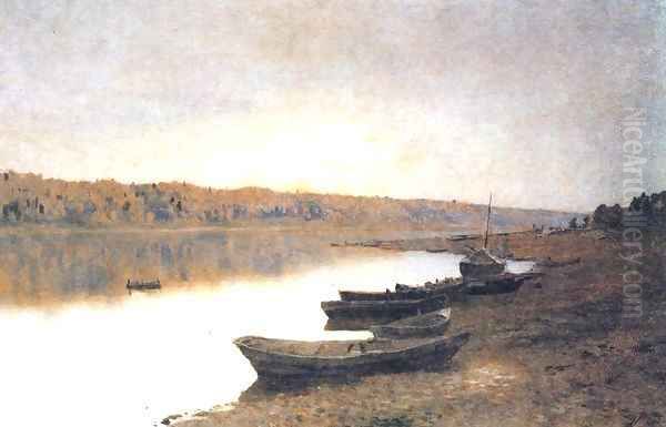 On the river Volga 1888 - view 1