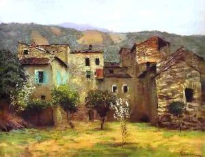 In the Vicinity of Bordiguera in the North of Italy 1890 by Isaak Ilyich Levitan