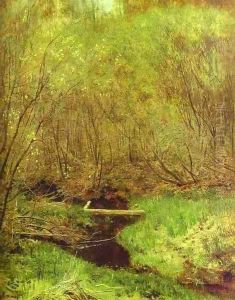 Spring in the Forest 1882 by Isaak Ilyich Levitan