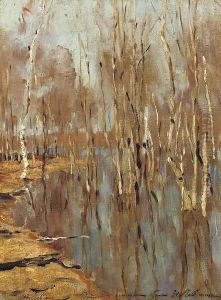 High water by Isaak Ilyich Levitan