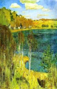 The Lake 1898 by Isaak Ilyich Levitan