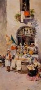 Mercado De Roma by Antonio Maria de Reyna