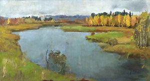 Autumnal Landscape by Isaak Ilyich Levitan