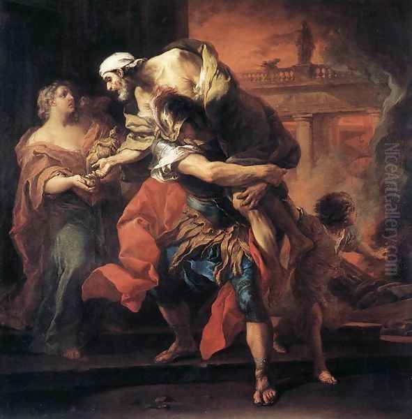 Aeneas Carrying Anchises 1729 - view 1