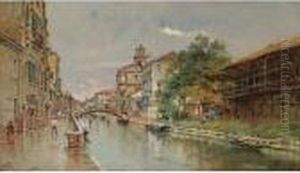A Rainy Day On The Canal