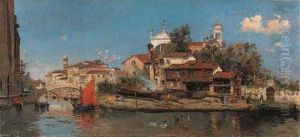 A Venetian Backwater by Antonio Maria de Reyna