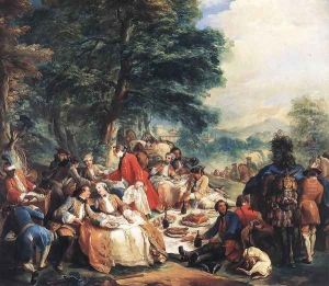 Halt During the Hunt 1737 by Carle van Loo