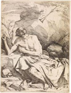 Der Heilige Hieronymus Vernimmt Die Klange Des Jungstengerichts. by Jusepe de Ribera