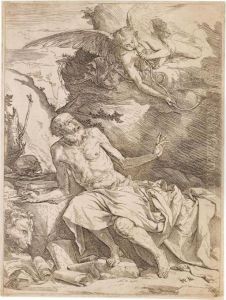 Der Heilige Hieronymus Vernimmt Die Klange Des Jungstengerichts by Jusepe de Ribera