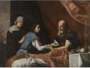 Jacob Stealing Esau's Birthright