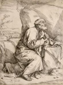The Penitence Of St. Peter by Jusepe de Ribera