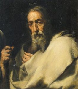 Portrait Of A Bearded Man by Jusepe de Ribera
