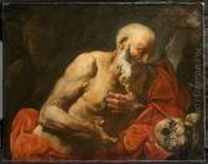 Saint Hieronymus. by Jusepe de Ribera