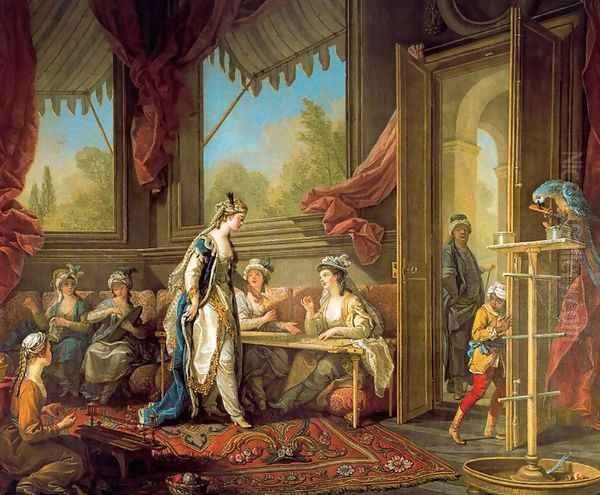 The Sultana Sets Work for the Odalisques - view 1