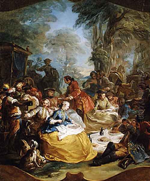 The picnic after the hunt - view 1