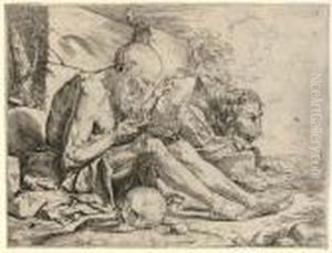 St. Jerome In The Desert by Jusepe de Ribera