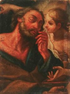 An Angel Appearing To Saint Joseph-circa 1700 by Jusepe de Ribera