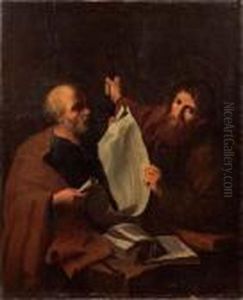 I Santi Pietro E Paolo by Jusepe de Ribera