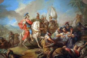 The Victory of Alexander over Porus